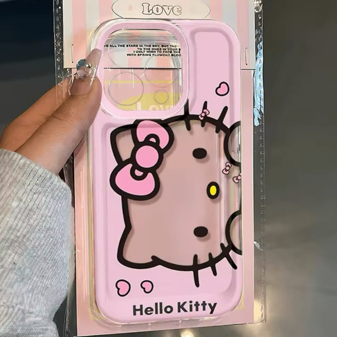 キティちゃん iPhoneケース ピンク iPhone13 ギャル y2k スマホ/家電/カメラのスマホアクセサリー(iPhoneケース)の商品写真
