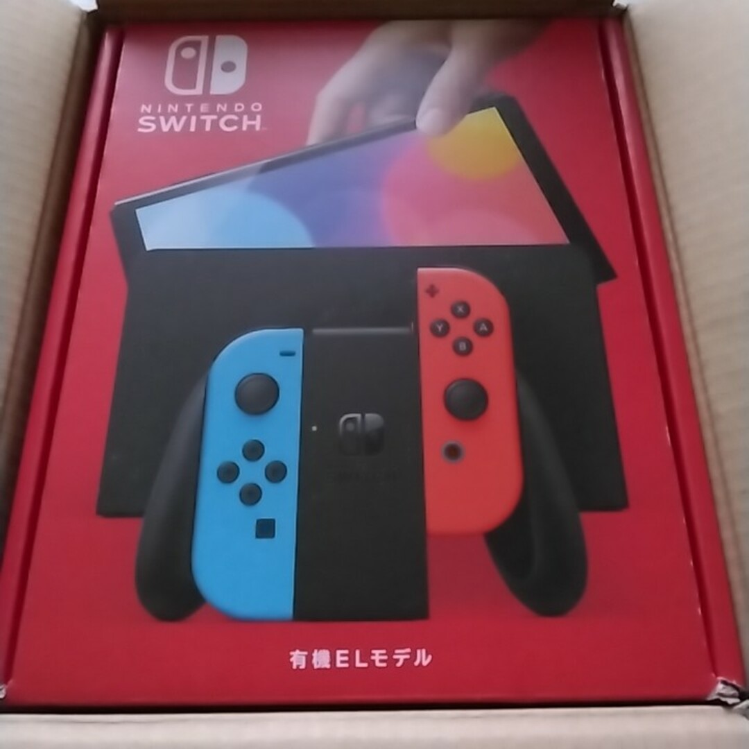 Nintendo Switch(ニンテンドースイッチ)のNintendo Switch 本体 有機ELモデル ネオン エンタメ/ホビーのゲームソフト/ゲーム機本体(家庭用ゲーム機本体)の商品写真