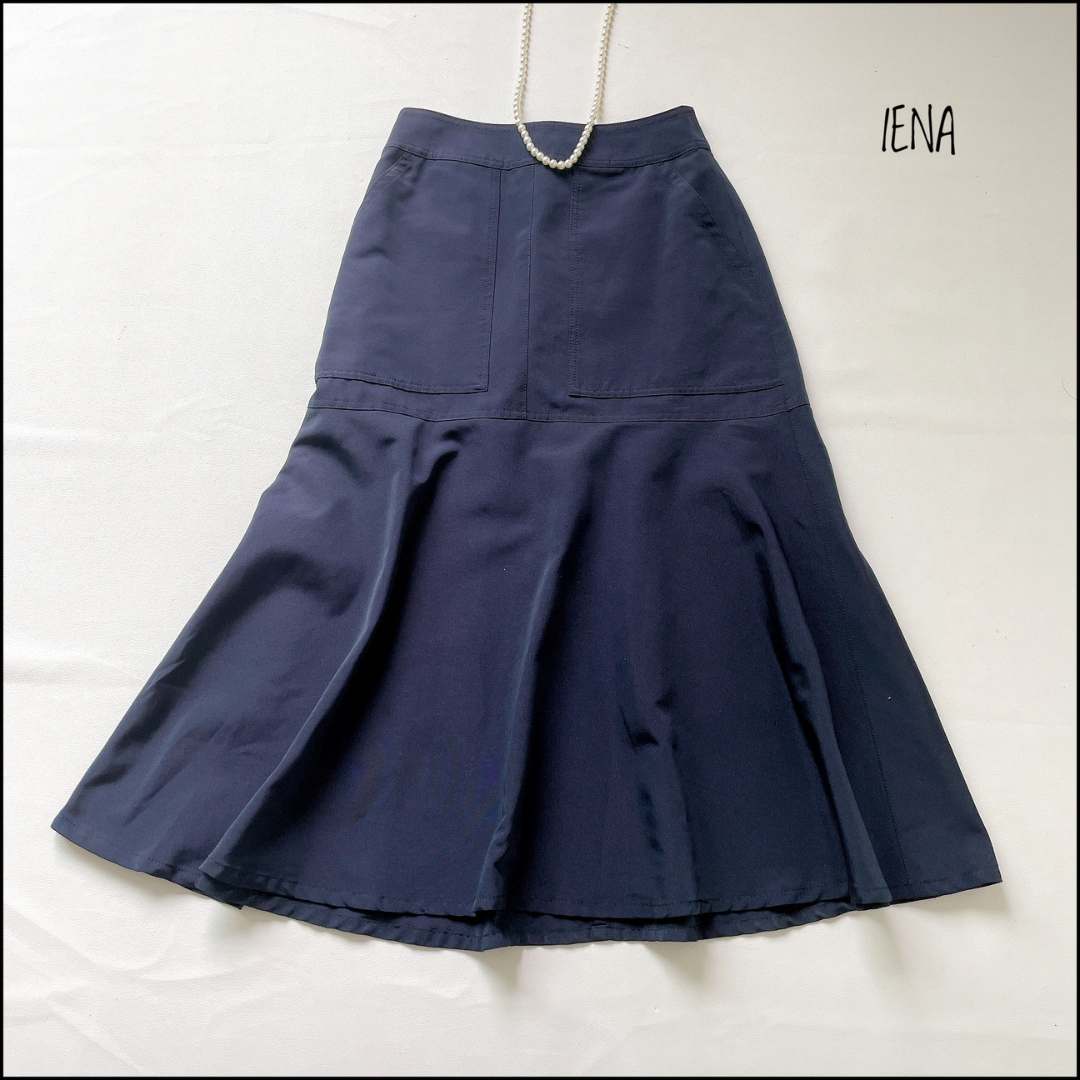 【美品】IENA カジュアルもフェミニンも◎着回し抜群の可愛いスカート　可愛い