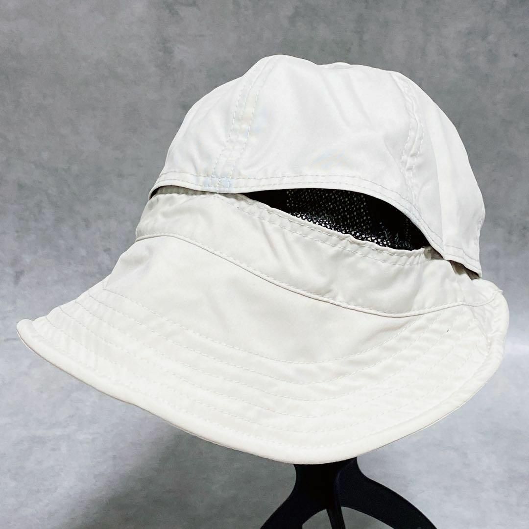 2個セット 帽子 小顔効果 折りたたみ 紫外線 サイズ調節 アイボリー 通気性 メンズのジャケット/アウター(ノーカラージャケット)の商品写真