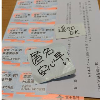 2名分　富士急ハイランド　フリーパス　株主優待券(遊園地/テーマパーク)