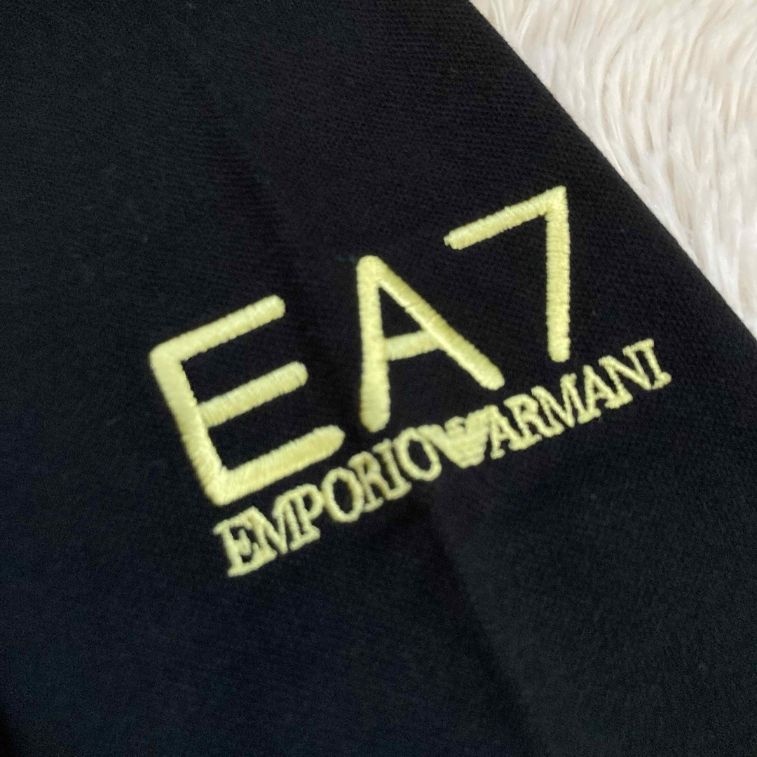 EMPORIO ARMANI EA7(エンポリオアルマーニイーエーセブン)の✨新品✨エンポリオアルマーニEMPORIO ARMANI ポロシャツ ゴルフ 黒 メンズのトップス(ポロシャツ)の商品写真