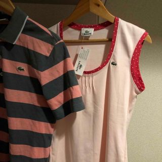 ロキエ(Lochie)のLACOSTE pink tops🌷　(カットソー(半袖/袖なし))