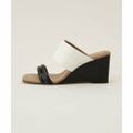 【OFF WHITE】【22.5cm】カラーコンビミュール サンダル70