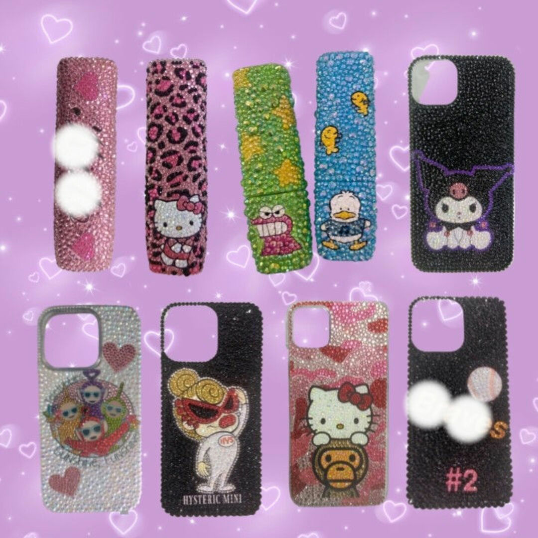 デコ電❤︎iPhone、iQOSイルマワン対応☆オーダー受付中! スマホ/家電/カメラのスマホアクセサリー(iPhoneケース)の商品写真