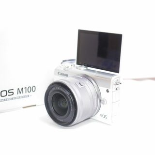 Canon - ❤️人気ホワイト❤️Wi-Fi &自撮り❤️Canon EOS M100