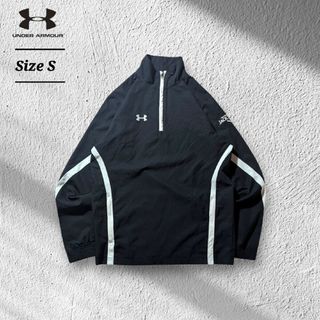 UNDER ARMOUR - UNDERARMORアンダーアーマーハーフジップナイロンジャケットユニセックスS