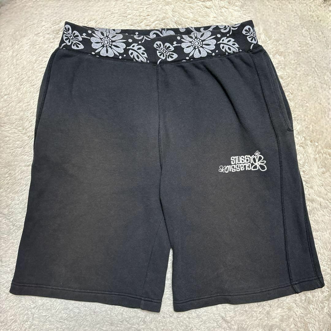 STUSSY ステューシー 花柄 メッシュ ハーフパンツ ボタニカル柄