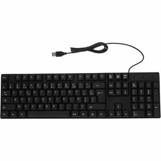 フランス語 キーボード usb有線 静音 108鍵 テンキー付き　パソコン(PC周辺機器)