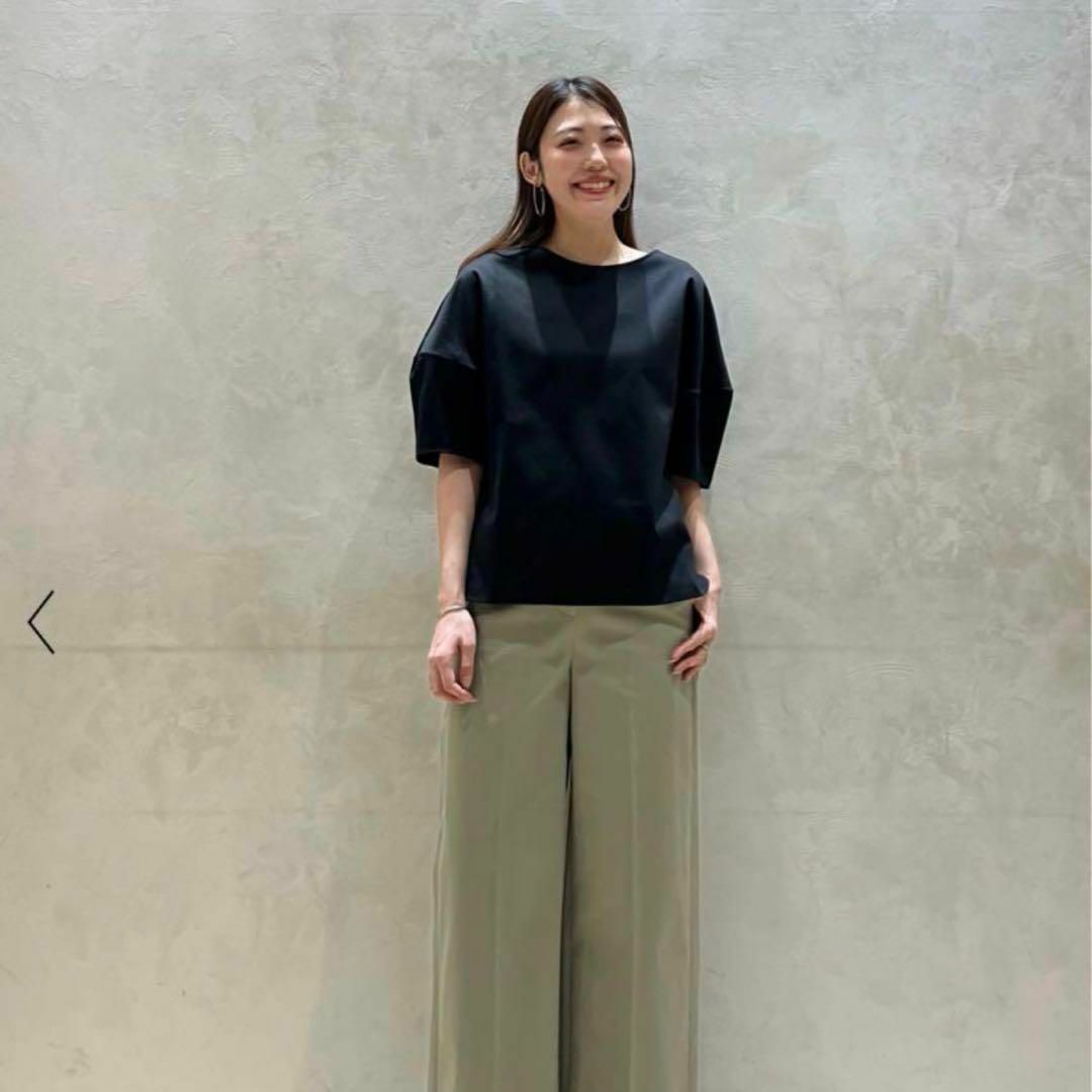 美品／セオリーリュクス／洗えるリネンブラウス／Sサイズ／24SS