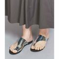 【SILVER】【24cm(37)】<NICOLAS LAINAS>トングサンダル