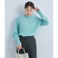 【LT.BLUE】【FREE】カシミヤ クルーネック ニット プルオーバー