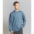 【LT.BLUE】【M】ギザ コットン SUPERB モック ネック カットソー
