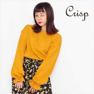 クリスプ(Crisp)のギャザー袖スウェット(トレーナー/スウェット)