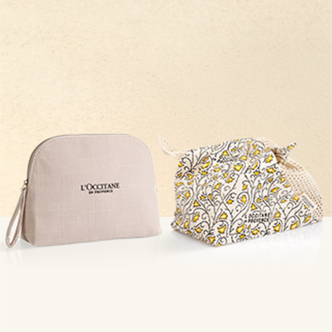 L'OCCITANE(ロクシタン)のロクシタン エココットン トートバッグ バッグ ノベルティ コレクションポーチ レディースのファッション小物(ポーチ)の商品写真