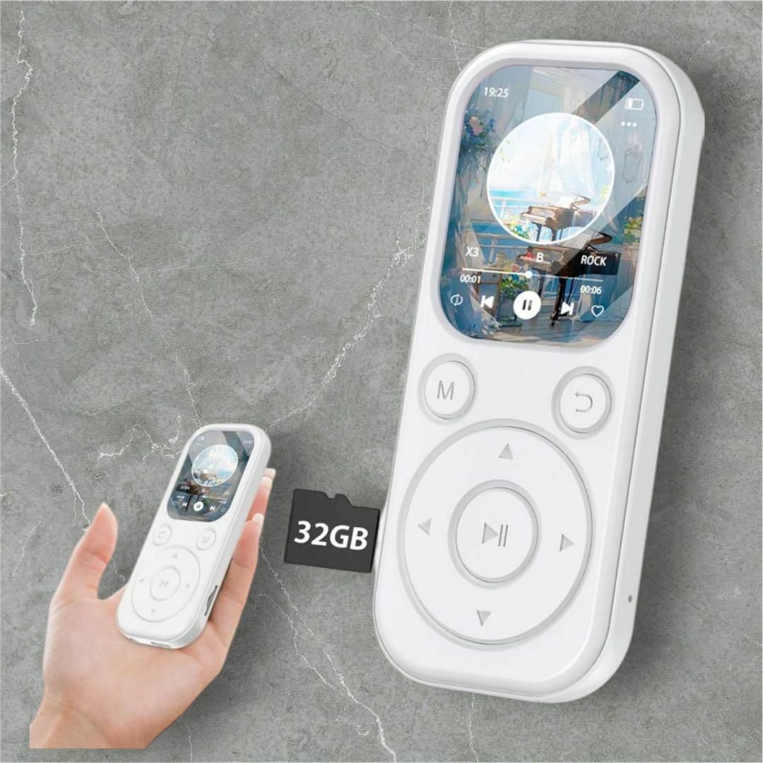 mp3プレーヤー 26ｇ超軽さ&Bluetooth5.3小型 音楽プレヤー スマホ/家電/カメラのオーディオ機器(ポータブルプレーヤー)の商品写真