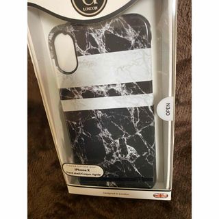 iPhone X 大理石模様ハードシェルケース　新品(iPhoneケース)