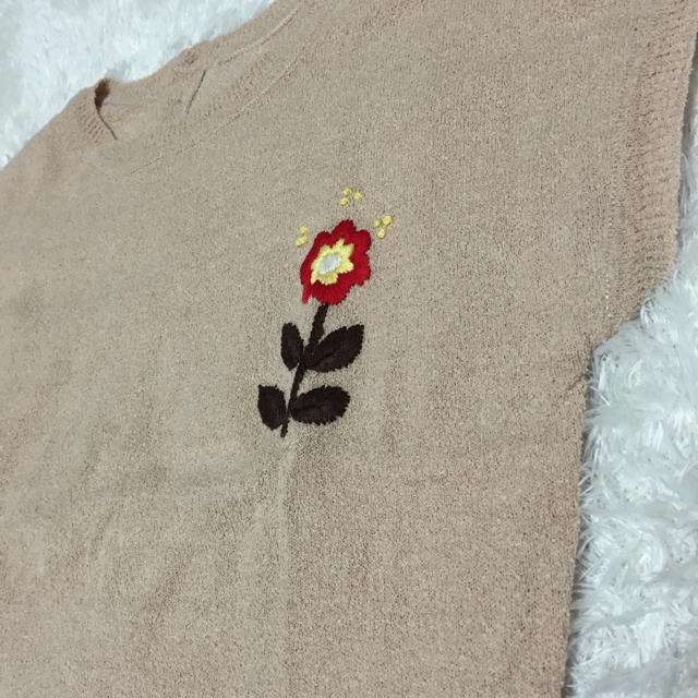 IENA(イエナ)のお花刺繍カットソー レディースのトップス(カットソー(半袖/袖なし))の商品写真