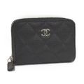 CHANEL コインケース マトラッセ キャビアスキン AP0216