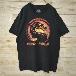 MORTAL KOMBAT　モータルコンバット　ゲームT　ドラゴン　スーファミ(Tシャツ/カットソー(半袖/袖なし))