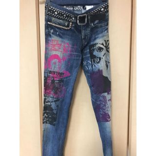 ヒステリックグラマー(HYSTERIC GLAMOUR)の【ヒステリックグラマー】デニム柄スパッツ😎(レギンス/スパッツ)