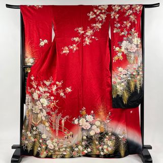 振袖 身丈167.5cm 裄丈65cm 正絹 秀品 【中古】(着物)