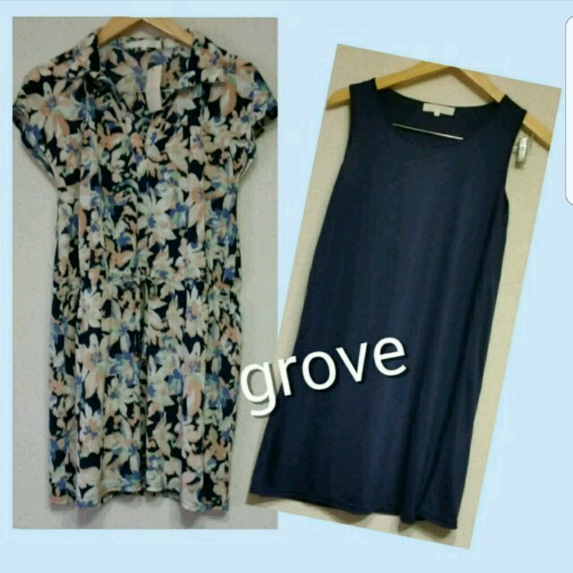 grove(グローブ)のgrove  花柄ワンピース レディースのワンピース(その他)の商品写真