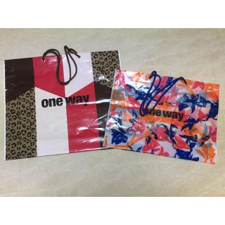 ワンウェイ(one*way)のby♡様専用、one wayのショップ袋(ショップ袋)