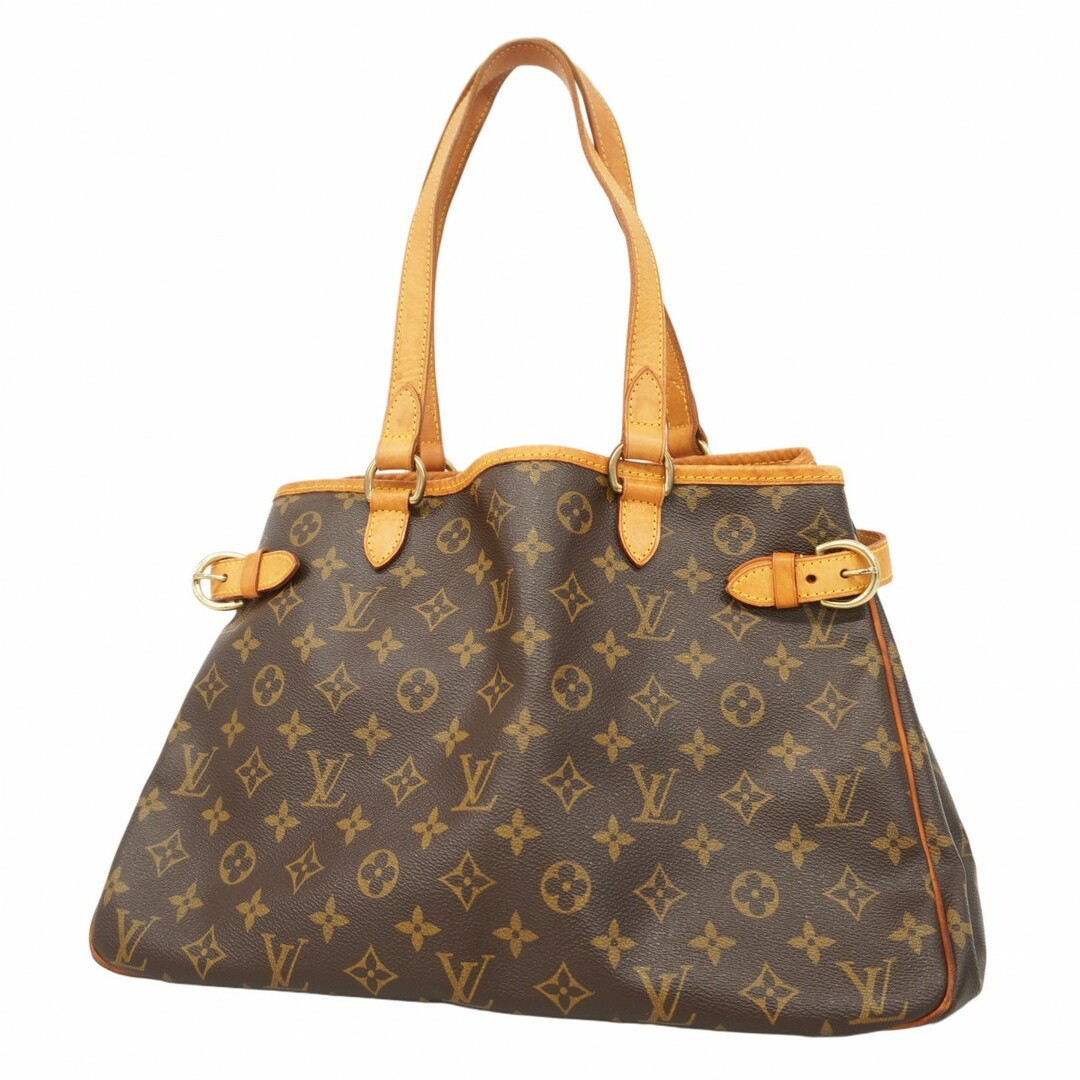 LOUIS VUITTON - 【5ed4508】ルイヴィトン トートバッグ モノグラム バティニョールオリゾンタル M51154 ブラウン【中古】レディース