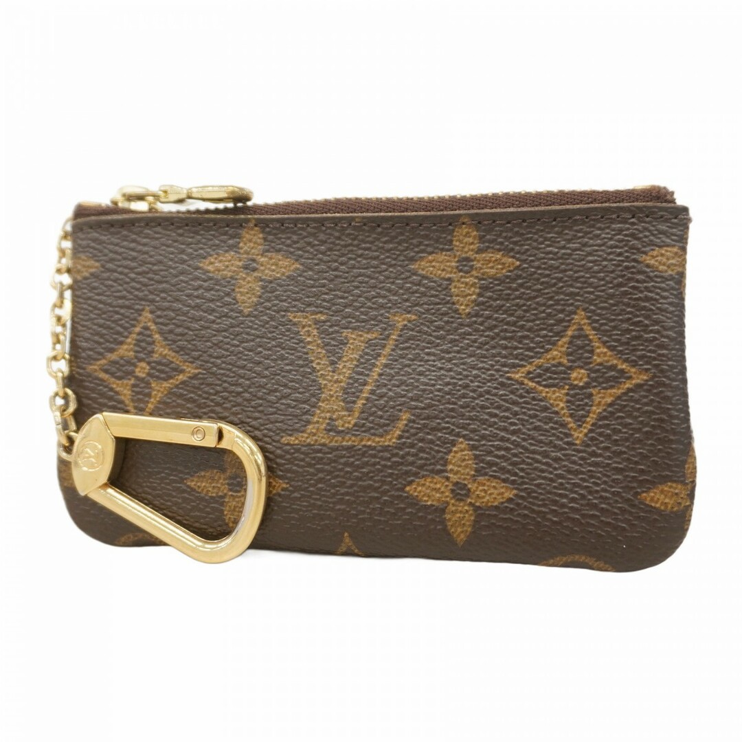 LOUIS VUITTON - 【5ed4511】ルイヴィトン コインケース モノグラム ポシェットクレ M62650 ブラウン【中古】メンズ レディース ユニセックス
