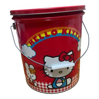 ハローキティ(ハローキティ)のレトロ キティちゃん ペール缶 1999年(小物入れ)