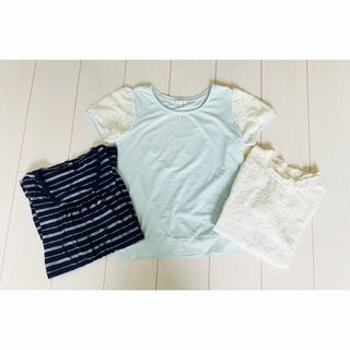 トップス 3枚セット レディース まとめ売り(Tシャツ(半袖/袖なし))