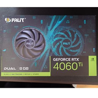 エヌビディア(NVIDIA)のGeForce RTX™ 4060 Ti Dual 8GB　2ヶ月使用 オマケ付(PCパーツ)