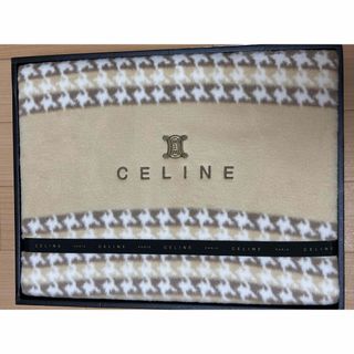 CELINE - ☆ セリーヌ タオルケット ベージュ マカダム柄の通販