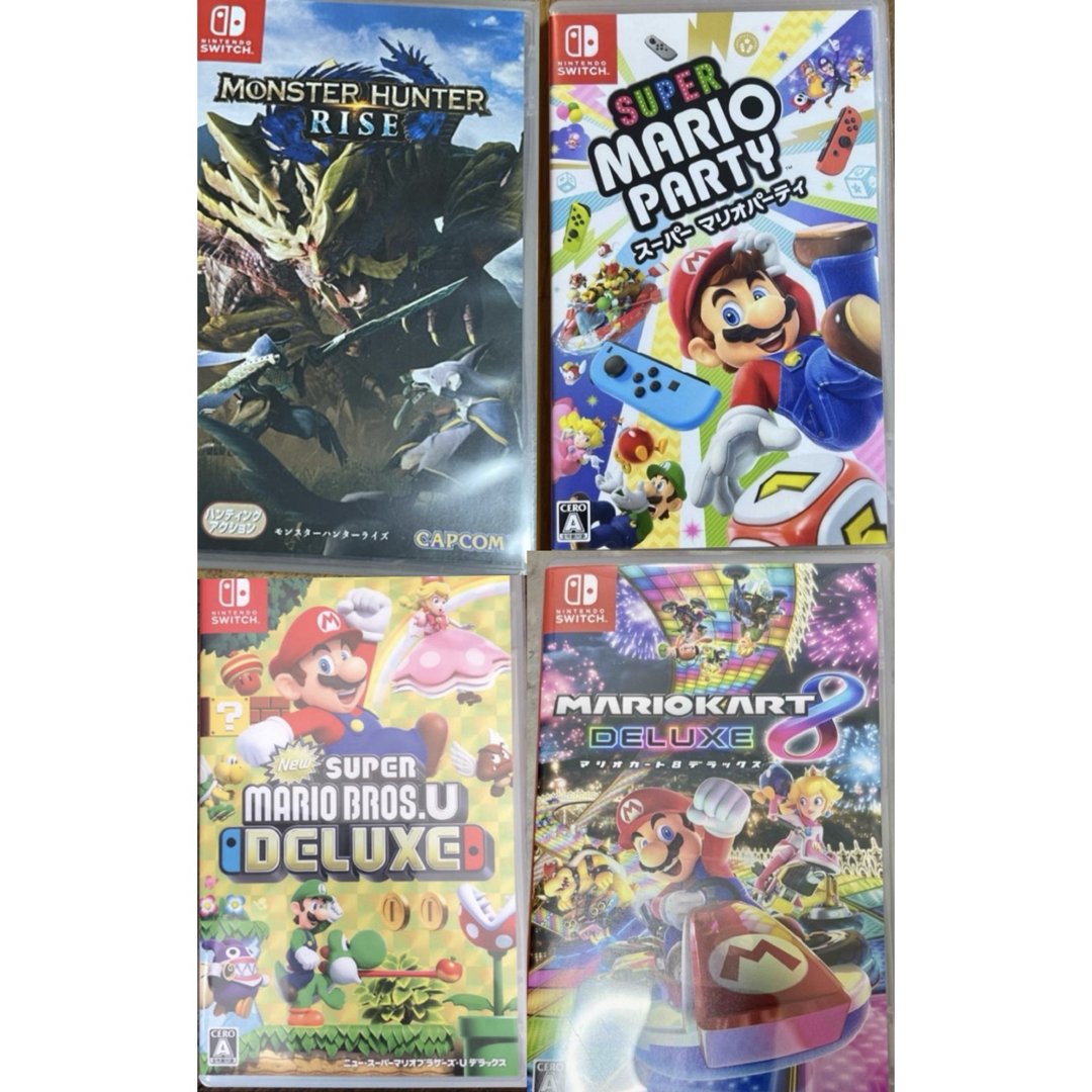 Switchカセット4つ激安 エンタメ/ホビーのゲームソフト/ゲーム機本体(家庭用ゲームソフト)の商品写真