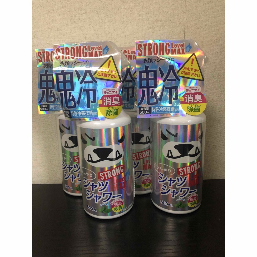 TOKIWA(トキワ)のひんやりシャツシャワー ストロング レベルMAX 500ml 4本 コスメ/美容のボディケア(制汗/デオドラント剤)の商品写真