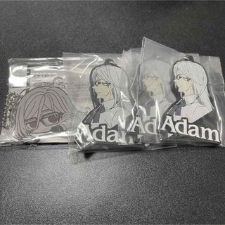NieR:Automata F賞 アダム ラバーストラップ 3個＋キーホルダー(キャラクターグッズ)