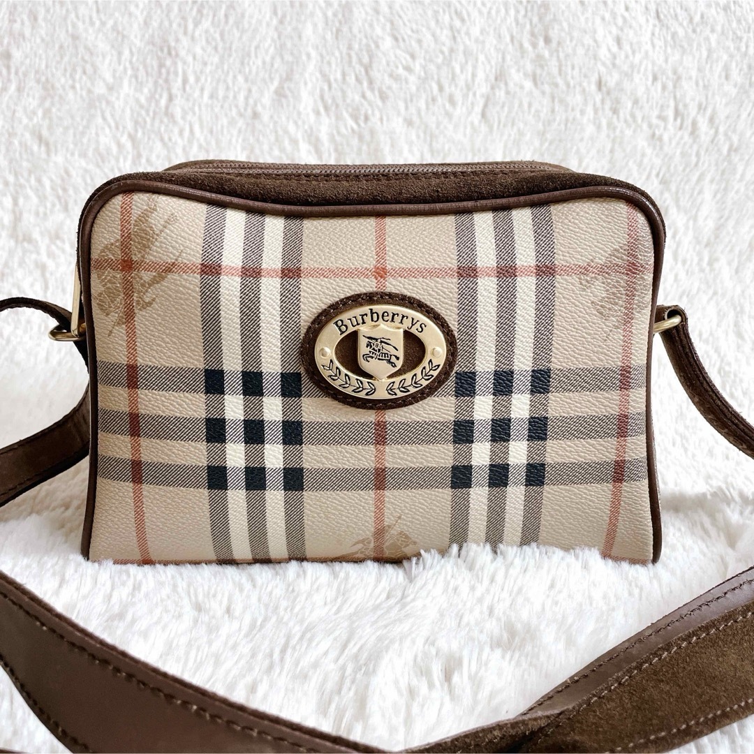 福袋 セール BURBERRY - 極美品 未使用 BURBERRY PVC 金ロゴ カメラバッグ バッグ