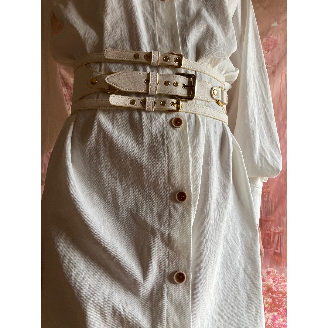 日本未入荷For Love & Lemons 合皮レザーベルト