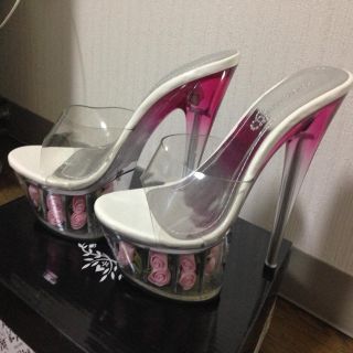 キャバ♡ローズサンダル♡美品♡(サンダル)