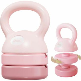 可変式ケトルベル 3in1 初心者 5LB 8LB 1プレート調節可能 筋トレ(トレーニング用品)
