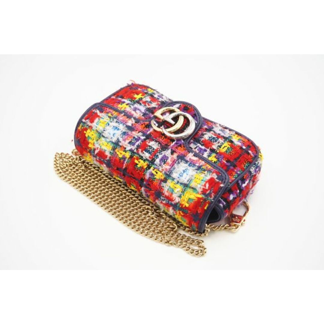 25新作 GUCCI GGマーモント スーパー ミニバッグ ツイード GUCCI - ≪GUCCI グッチ/ショルダーバッグ≫ 476433 GG