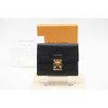 ≪LOUIS VUITTON ルイ ヴィトン/三つ折り財布≫ M80880 アンプラント ポルトフォイユ メティス コンパクト ノワール【中古】