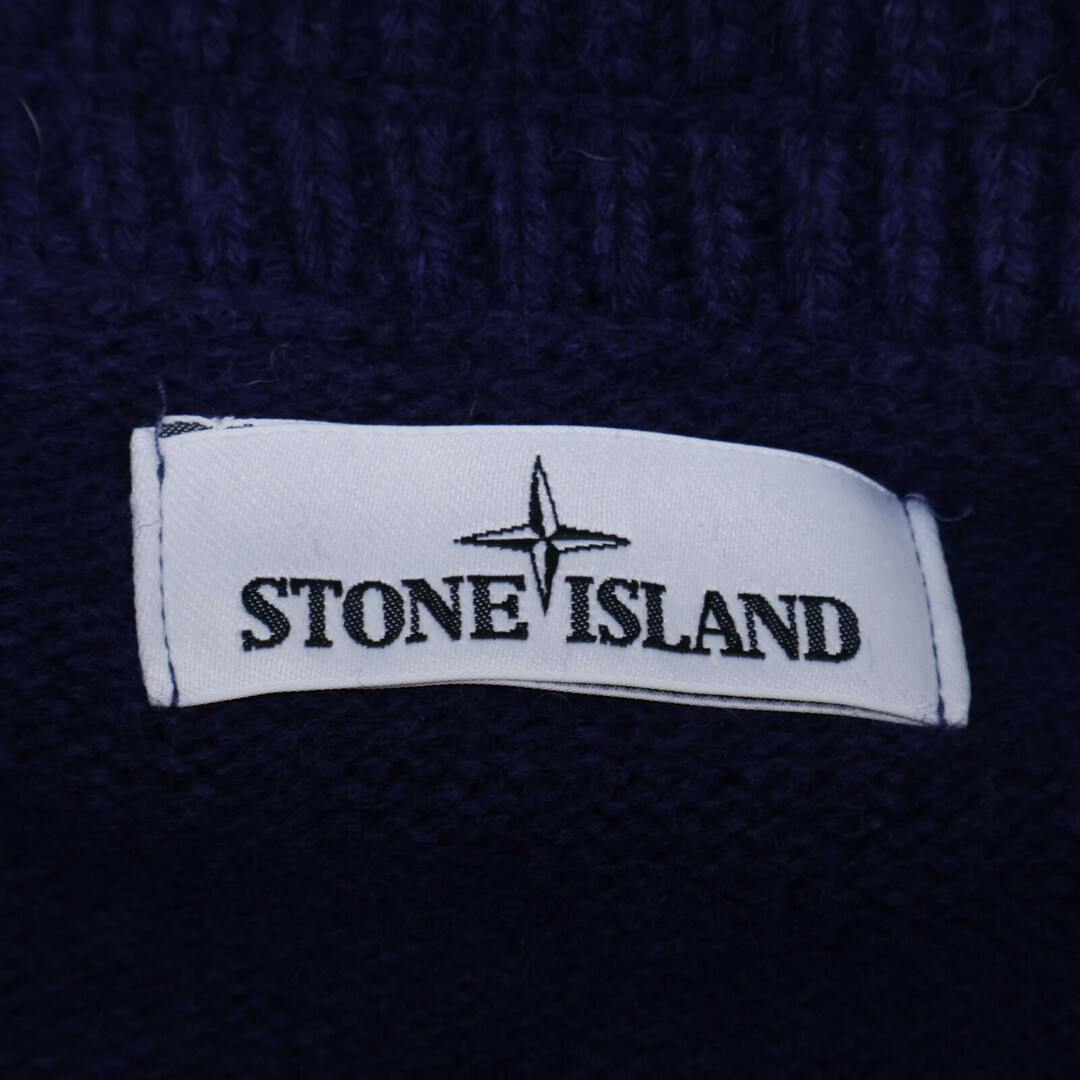 STONE ☆ワッペンロゴ ジップ ジャケット NAVY STONE ISLAND - ストーンアイランド ワッペン ジップアップ