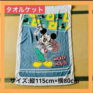 ミッキーマウス(ミッキーマウス)の③中古　ミッキーマウス タオルケット　ディズニー　花束(タオルケット)