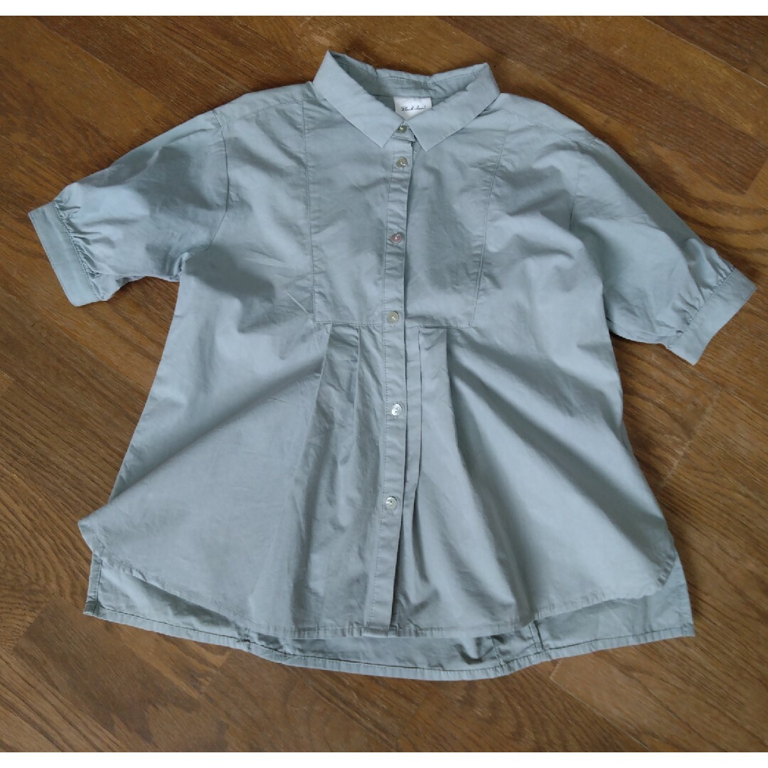 futafuta(フタフタ)の【 美品 】　futafuta　ブラッククローゼット　タックブラウス キッズ/ベビー/マタニティのキッズ服女の子用(90cm~)(Tシャツ/カットソー)の商品写真