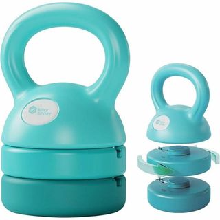 可変式 ケトルベル 3in1 初心者 5LB 8LB 1プレート調節可能 筋トレ(トレーニング用品)