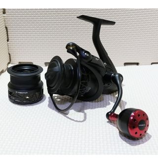 PISCIFUN CARBON X 3000 ハンドルノブカスタム(リール)