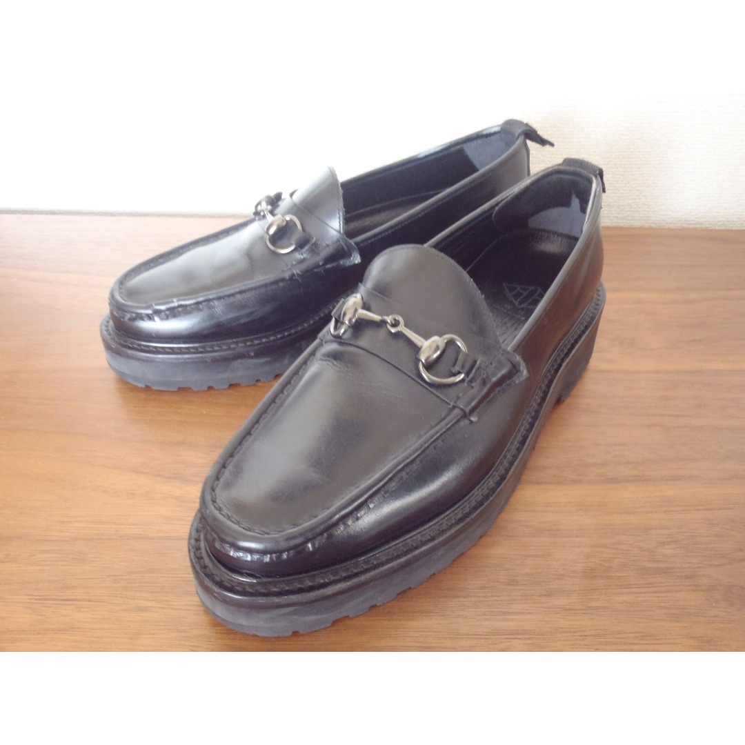 HIROSHI TSUBOUCHI - WH ビットローファー ブラック 6.5 size (25.5) Used