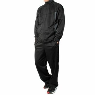 【人気商品】[ステイランド] ジャージ上下セット 長袖 シンプル 無地 スムース(その他)